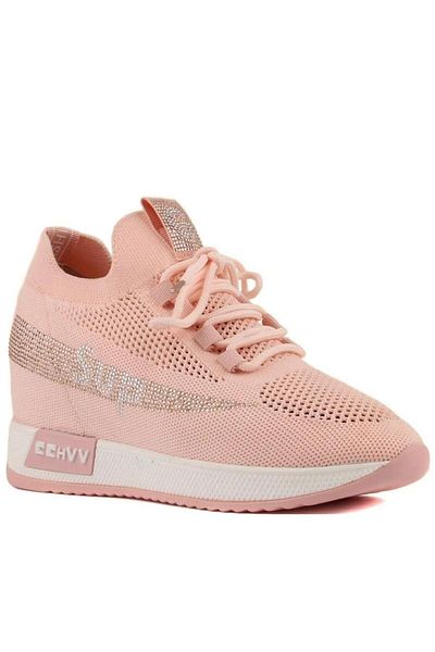 Guja 24y326 Pantofi sport la modă cu talpă cu pană ascunsă Feta pentru femei