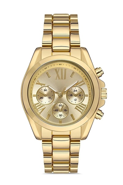 Epilons Elegant Metal Wristwatch with Roman Numerals - Special Design (GOLD) ...