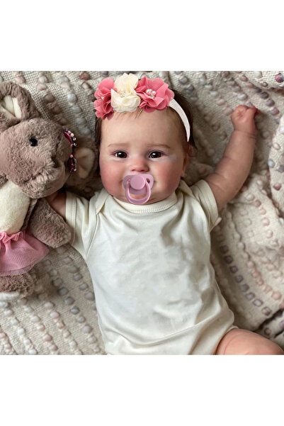 Choice دمية مادي، فتاة حديثة الولادة، ذات عيون زرقاء، جسم كامل من الفينيل، مق...