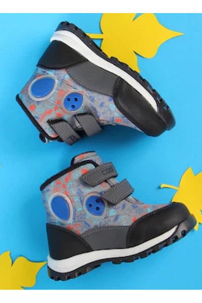 Cool Детски спортни ботуши Pixs Unisex First Step Velcro Anorak