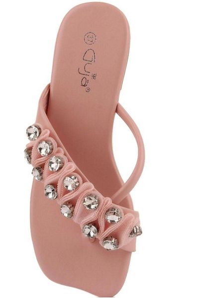 Guja 22y170-4 Papuci premium pentru femei, cu bijuterii