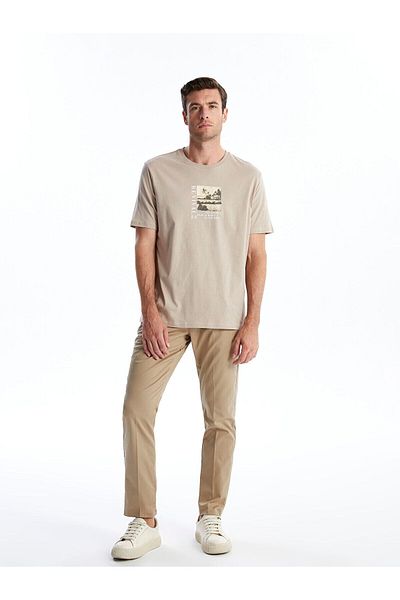 LC Waikiki Ανδρικό παντελόνι Chino LCW Standard Mold Gabardine
