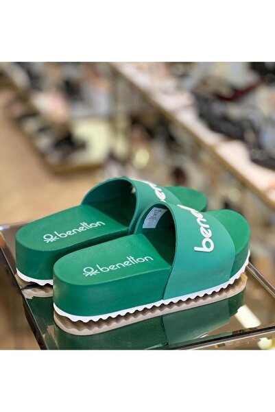 United Colors of Benetton Benetton Bn-1212 Women's Slippers - High Sole, Beach and Daily Use