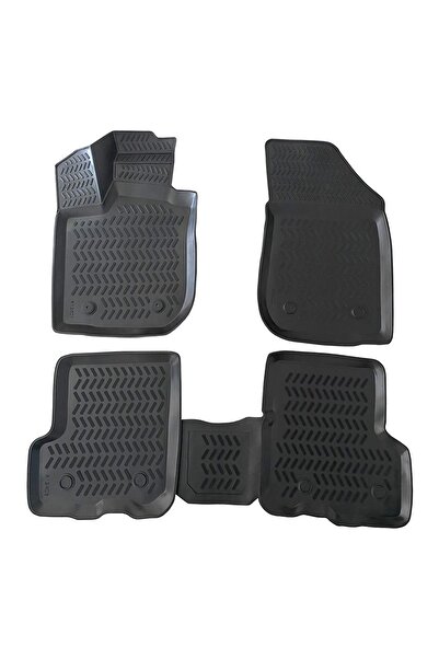 TEAMCAR Volkswagen T-roc Paspas Siyah 3d Havuzlu Tam Uyum