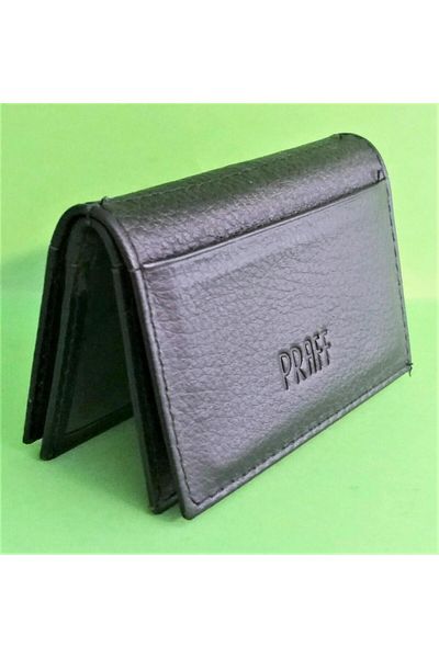 Praff 06112021 Genuine Leather Butterfly Patterned Card Holder