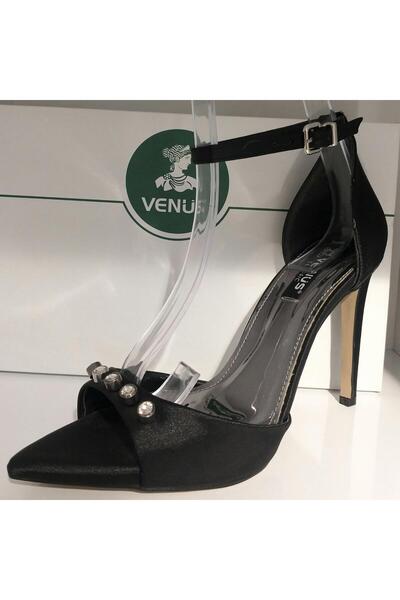 Venüs 22240639 Women's Stoned Pointed Toe Single Strap Evening Dress Shoes