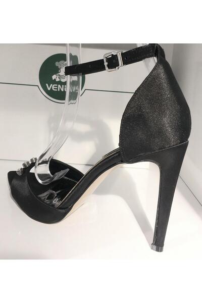 Venüs 22240639 Women's Stoned Pointed Toe Single Strap Evening Dress Shoes