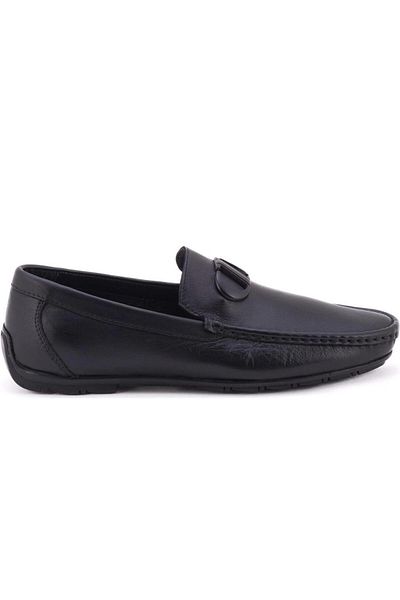 MARCOMEN 19439 Men's Premium Genuine Leather Loafers - Casual Buckle Shoes