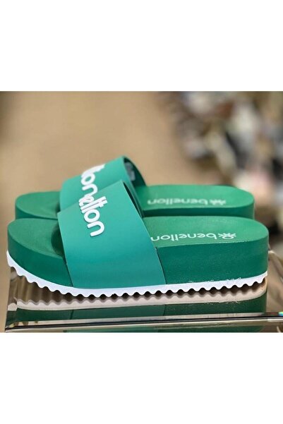 United Colors of Benetton Benetton Bn-1212 Women's Slippers - High Sole, Beach and Daily Use