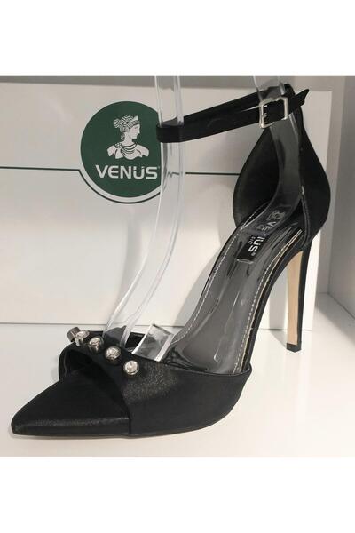 Venüs 22240639 Women's Stoned Pointed Toe Single Strap Evening Dress Shoes