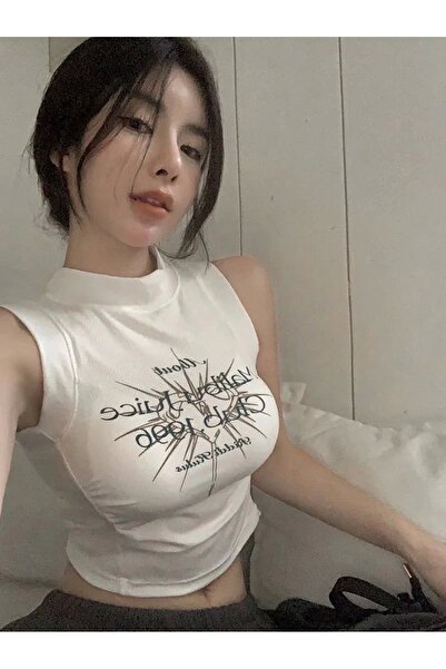 DarkellaStore Μπλούζα Y2K Lolita Harajuku Malibu Juice Club Crop