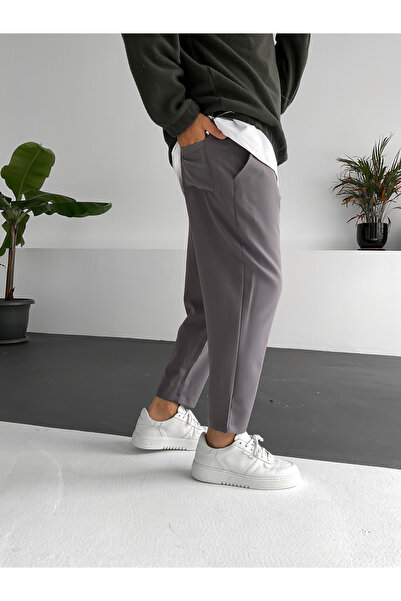 BYBASICMAN Пушени широки панталони BY-319