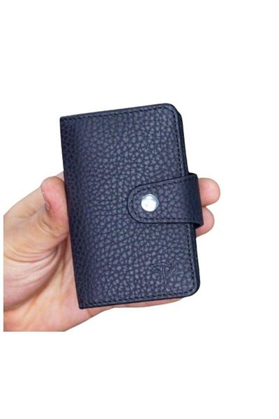 Garbalia Adanus Genuine Leather Classic Card Holder-Black
