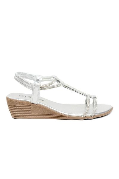 Guja 25Y145-1 Women's Stone Wedge Sandals