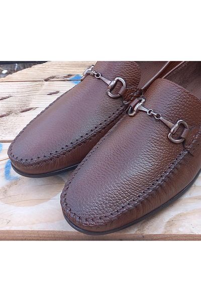 BAGSSHOES Int-24y31006 Мъжки мокасини - Обувки от естествена кожа