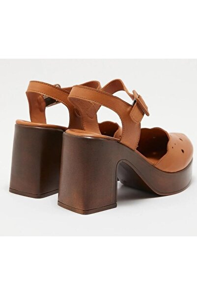 Venüs 2217001y Women's Genuine Leather Apartment Heel Platform Shoes