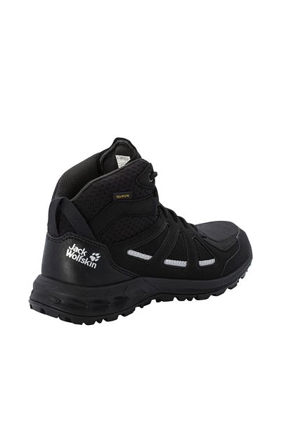 Jack Wolfskin Jack Wolfskin Woodland 2 Texapore Mid Cizme negre pentru femei Cizme pentru femei 4051331-6069