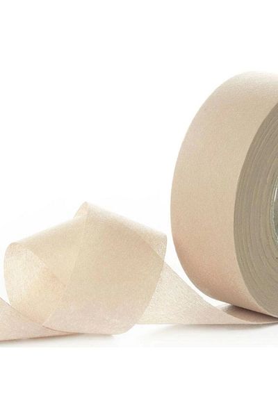 JUTBURADA Κορδέλα Jütburada Cream Ribbon (Μη υφαντό ύφασμα Tela 2,5 cm) 220 μέτρα