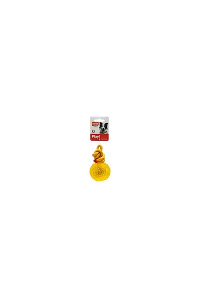 Karlie Karlıe Drawstring Plastic Ball Dog Toy Yellow 16cm Zrnet