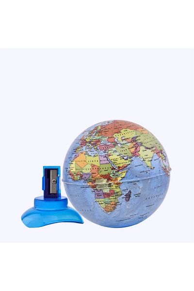 Gürbüz Mini Globe Political Globe Pencil Sharpener 10 cm