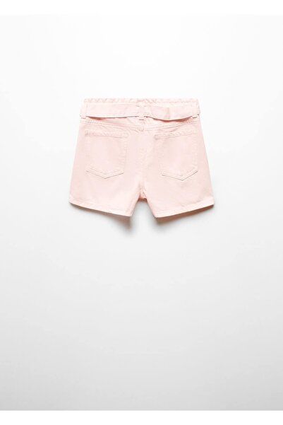 MANGO Kids Kemerli paperbag şort