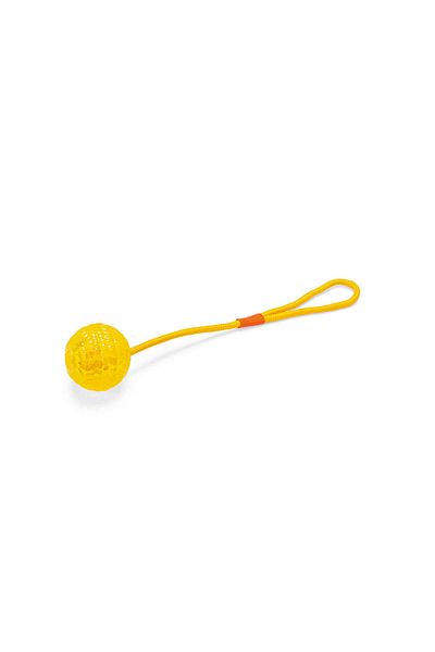 Karlie Karlıe Drawstring Plastic Ball Dog Toy Yellow 16cm Zrnet
