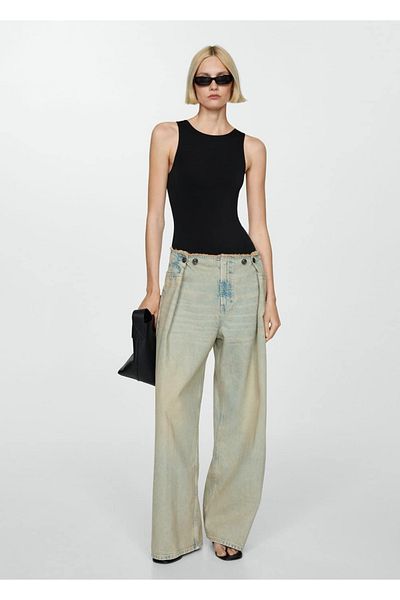 MANGO Woman Sleeveless Bodysuit