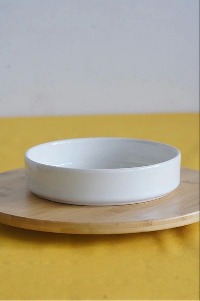 Panayır Home 20 cm Ecr Ceramic Round Oven Dish