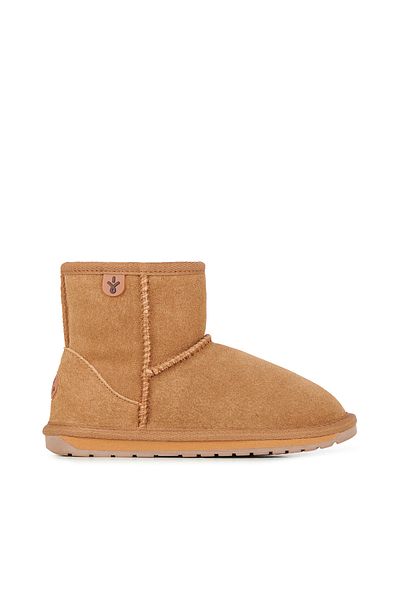 EMU Australia Burgundy Ankle Boots for Kids