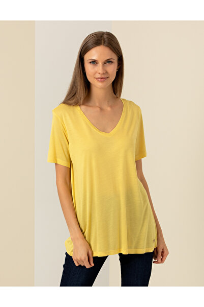 Pierre Cardin Tricou galben neon cu croială normală 50246149-VR168