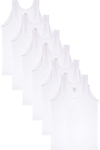 Tutku 3 Pieces White Combed Cotton Men's Athlete