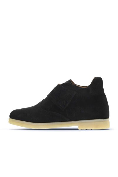 Bueno Shoes Siyah Süet Kadın Düz Bot 01wt3312