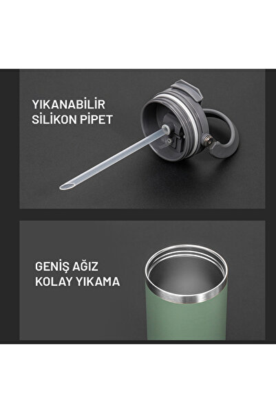 Tyeso Dailyneed Termos Vakumlu Paslanmaz Çelik 1200 ml Mor