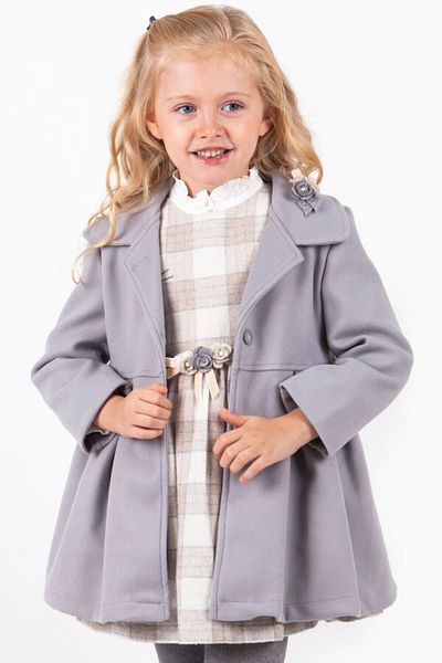 XO Kids 1-5 Years Girl's Dress - with Shirt, Jacket and Socks 2159