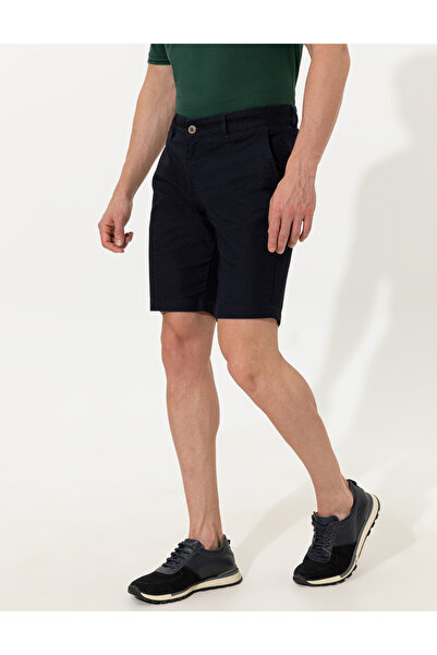 Pierre Cardin Lacivert Regular Fit Bermuda Şort 50251541-VR033