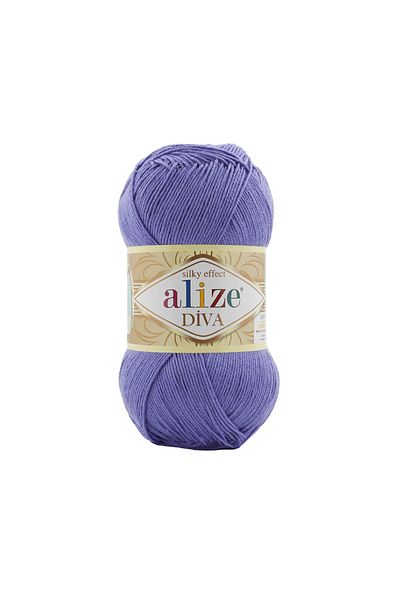 Alize Diva 851 Mercerized Yarn Summer Bikini Bustier Μπλούζα Πλεκτό νήμα Πολύ λεπτό νήμα πλεξίματος