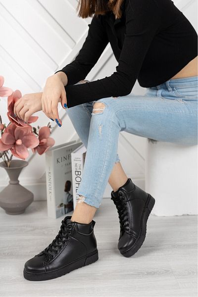 MODATALİKA Modatalika Lace-Up Half-Toe Sports and Daily Stylish Boots