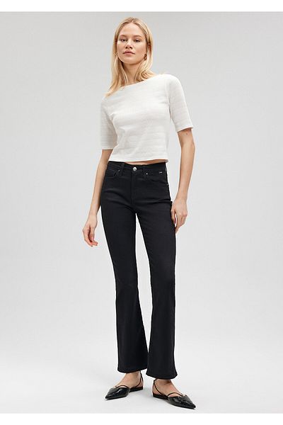 Mavi Molly Casual Schwarze Jeanshose 1013624623