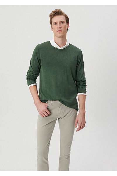 Mavi Khaki Crew Neck Sweater Regular Fit / Normal Cut 070683-29759