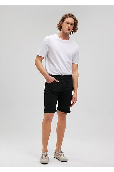 Mavi Czarne spodenki jeansowe Brian Comfort 0418423313