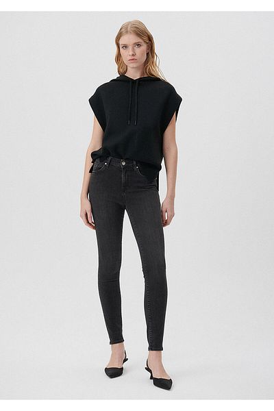 Mavi Tess Gold Luxuriöse graue Jeanshose 100328-31910