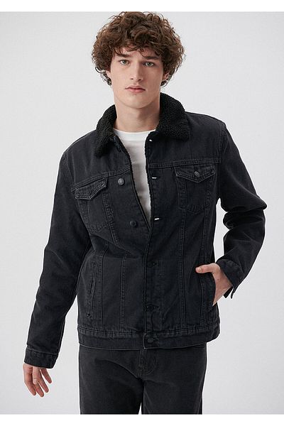 Mavi Frank 90s Grey Sherpa Jean Jacket 0115234990