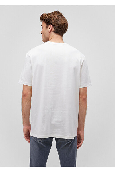 Mavi Λευκό T-shirt - Μαύρο εμπριμέ, κανονική εφαρμογή 0610785 -70057