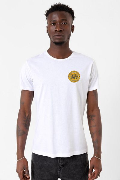 Tshirthane Λευκό ανδρικό μπλουζάκι ποδηλασίας με λογότυπο He Man Grayskull Brewing Co
