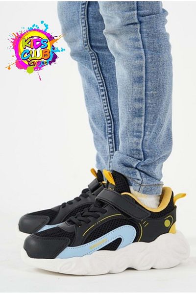 Kocamanlar Ayakkabı Orthopedic Cool Kelvin Kids Sneakers - BLACK
