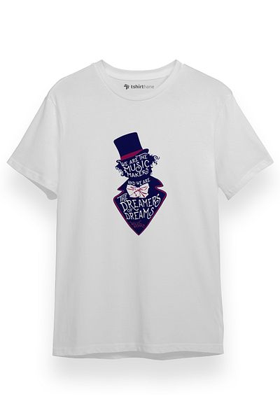 Tshirthane Willy Wonka Fudge Male White Short Sleeve Men's T-Shirt