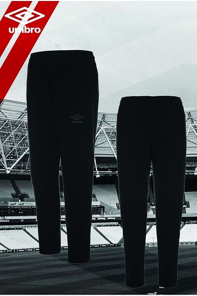 UMBRO Td-0080 Παντελόνι Ανδρικό Φούτερ Μαύρο