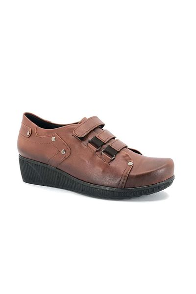 Kids Club Shoes Дамски обувки Oxford Ayakdaş 602 TABA