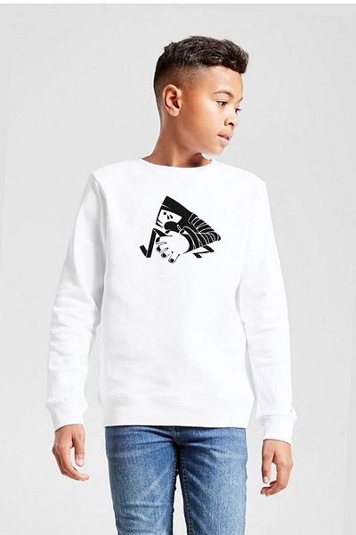 Tshirthane Φούτερ Monogatari Anime Suruga Monkey Symbol White Παιδικό 2ip