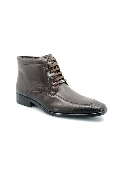 Kids Club Shoes ğmen 260 - Ανδρικές Κλασικές Μπότες, 100% Γνήσιο Δέρμα, ΚΑΦΕ